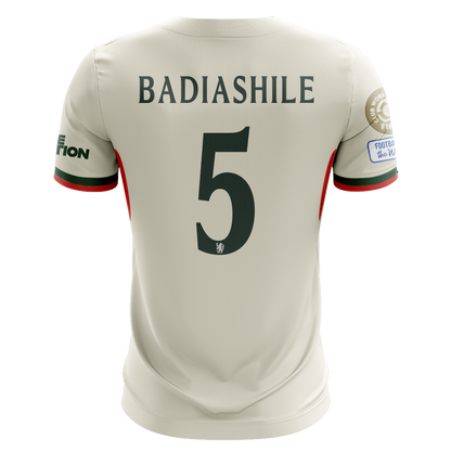 Camisola CHE 2025-26 Alternativa Branca CWC Versão Adepto BADIASHILE #5