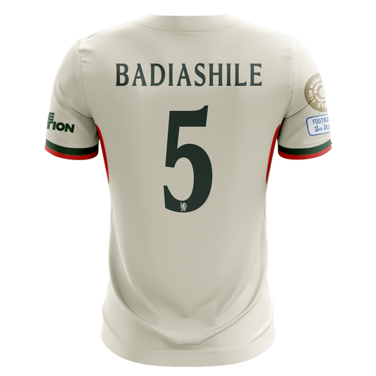 Camisola CHE 2025-26 Alternativa Branca CWC Versão Adepto BADIASHILE #5