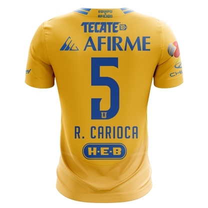 Camisola Tigres 2024-25 Principal Versão Adepto R. CARIOCA #5
