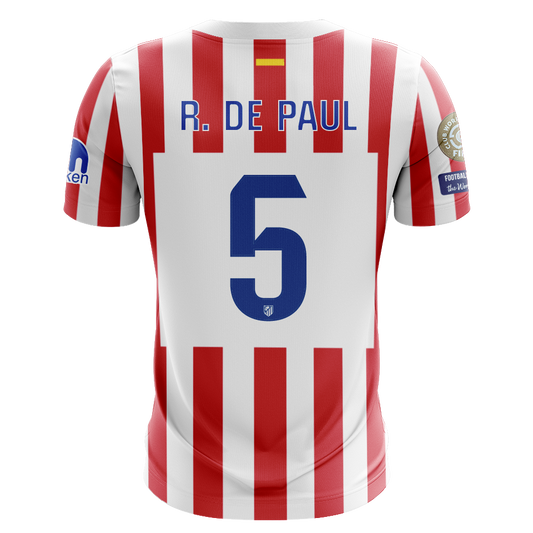 Camisola Atletico Madrid 2025-26 Principal CWC Versão Adepto R. DE PAUL #5
