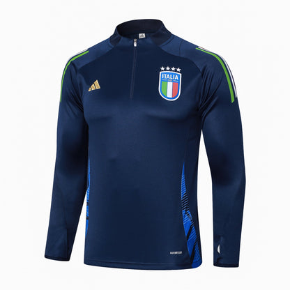 Fato de Treino Italia 2024- Camisola com Fecho