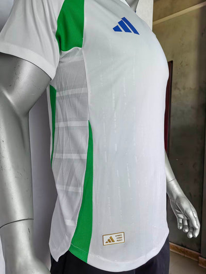 Camisola Italia 2024 Alternativa Branca Versão Jogador