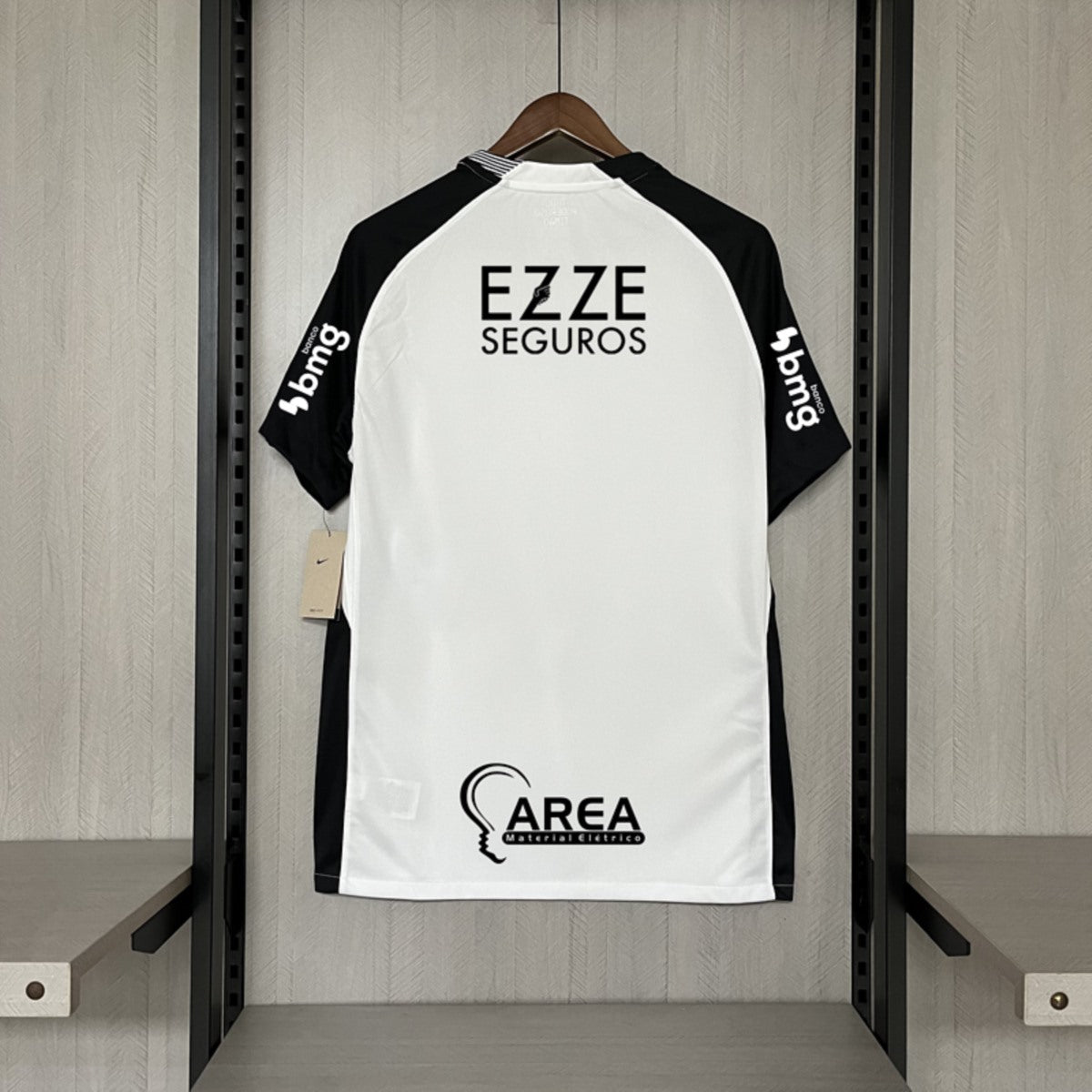 Camisola SC Corinthians 2025-26 Principal Versão Adepto Todos Patrocinadores