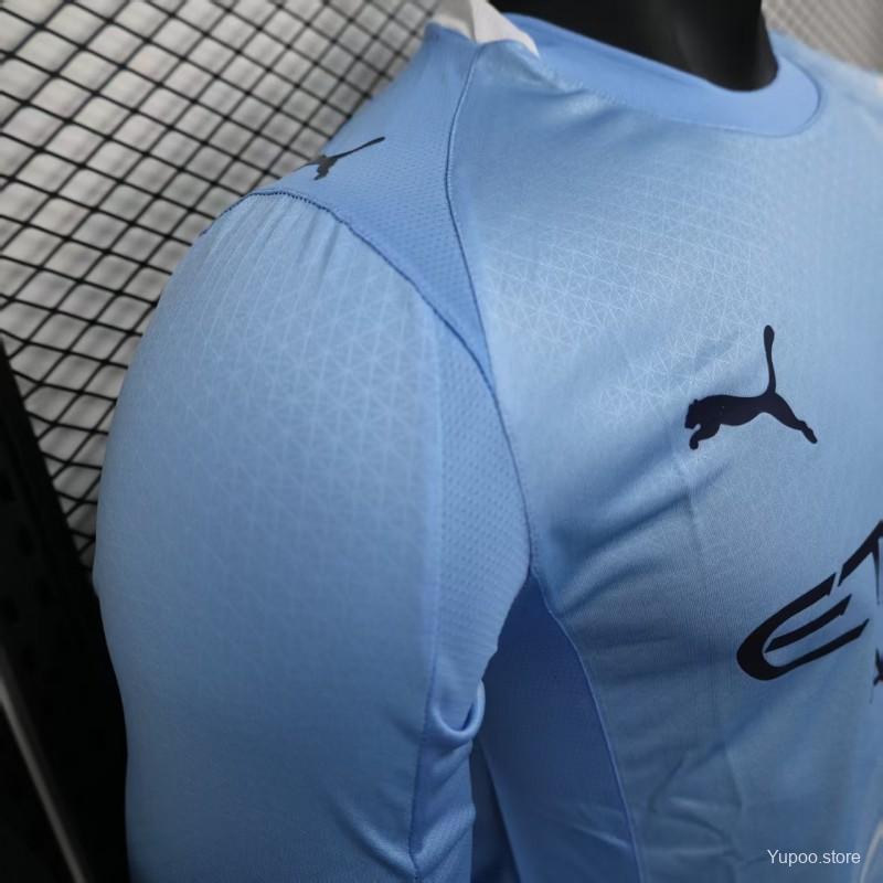 Camisola Manga Comprida MCI 2025-26 Principal Versão Jogador