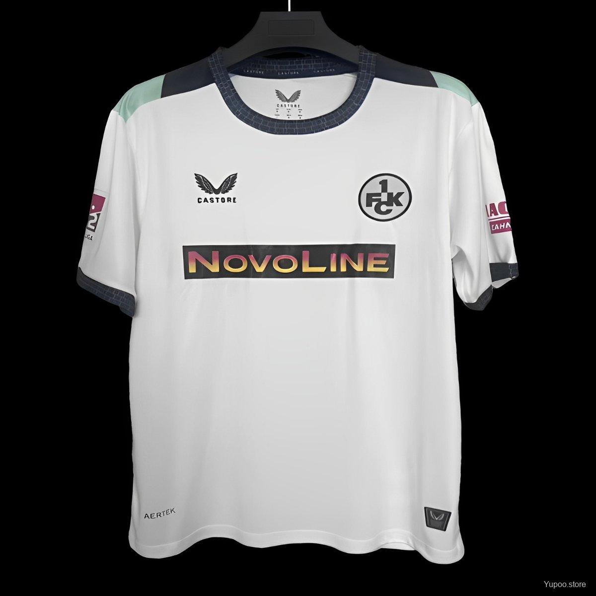 Camisola 1.FC Kaiserslautern 2025-26 Alternativa Branca Versão Adepto