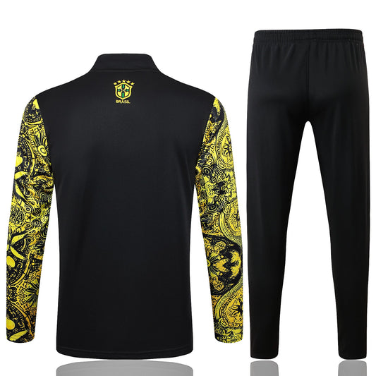 Fato de Treino Brasil 2024 - Camisola com Fecho