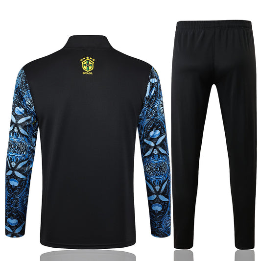 Fato de Treino Brasil 2024 - Camisola com Fecho