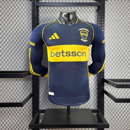 Camisola Manga Comprida CA Boca Juniors 2025-26 Principal Versão Jogador