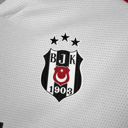 Camisola Besiktas JK 2025-26 Alternativa Branca Versão Adepto