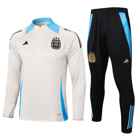 Fato de Treino Argentina 2024 - Camisola com Fecho