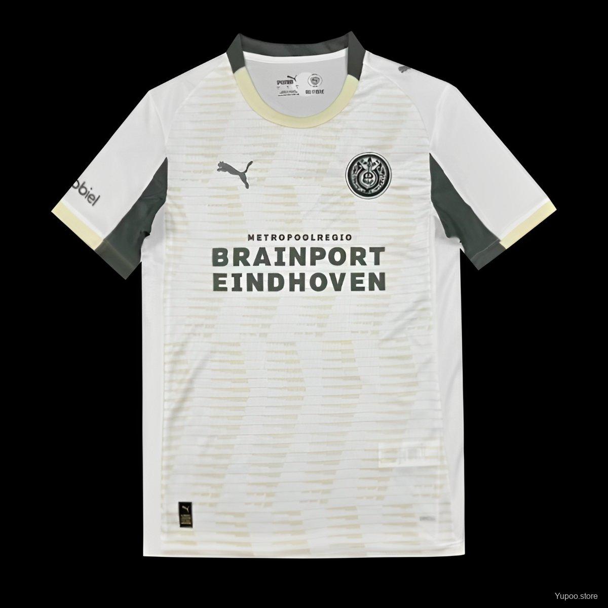 Camisola PSV Eindhoven 2025-26 Alternativa Branca Versão Adepto