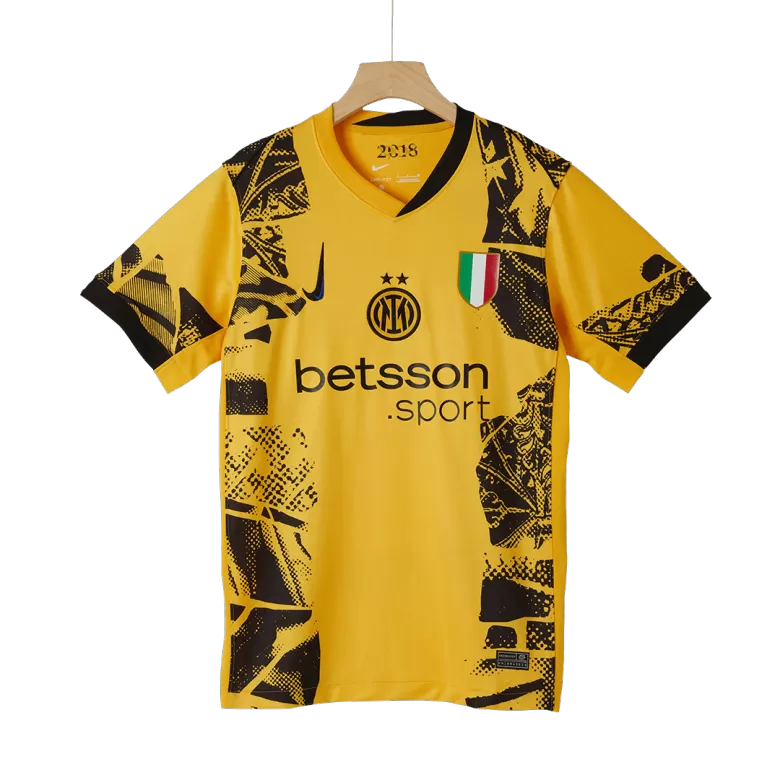 Camisola Inter Milão 2024-25 Alternativa Amarela Versão Adepto BARELLA #23