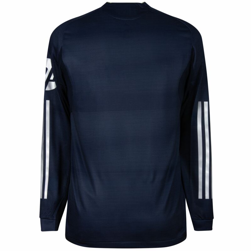 Camisola Manga Comprida Real Madrid CF 2025-26 Alternativa Azul Escura Versão Adepto