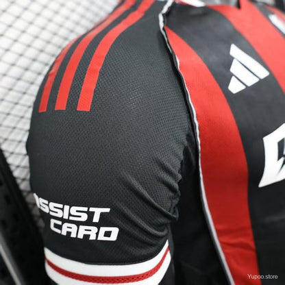 Camisola CA River Plate 2025-26 Alternativa Riscas CWC Versão Jogador