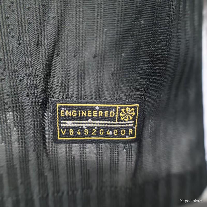 Camisola Manga Comprida SC Corinthians 2025-26 Alternativa Preta Versão Jogador