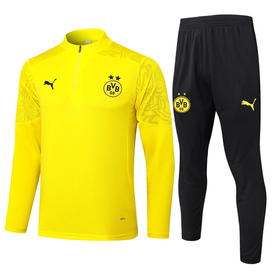 Fato de Treino Borussia Dortmund 2024-25 - Camisola com Fecho