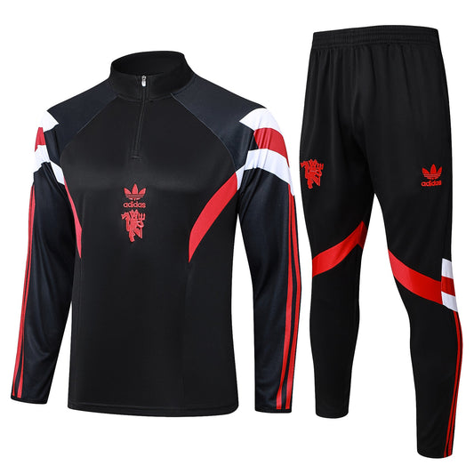 Fato de Treino M-United 2024-25 - Camisola com Fecho