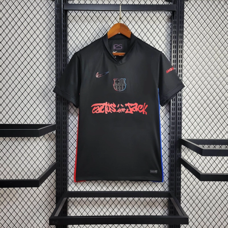 Camisola FC Barcelona 2025-26 Edição Travis Scott Versão Adepto