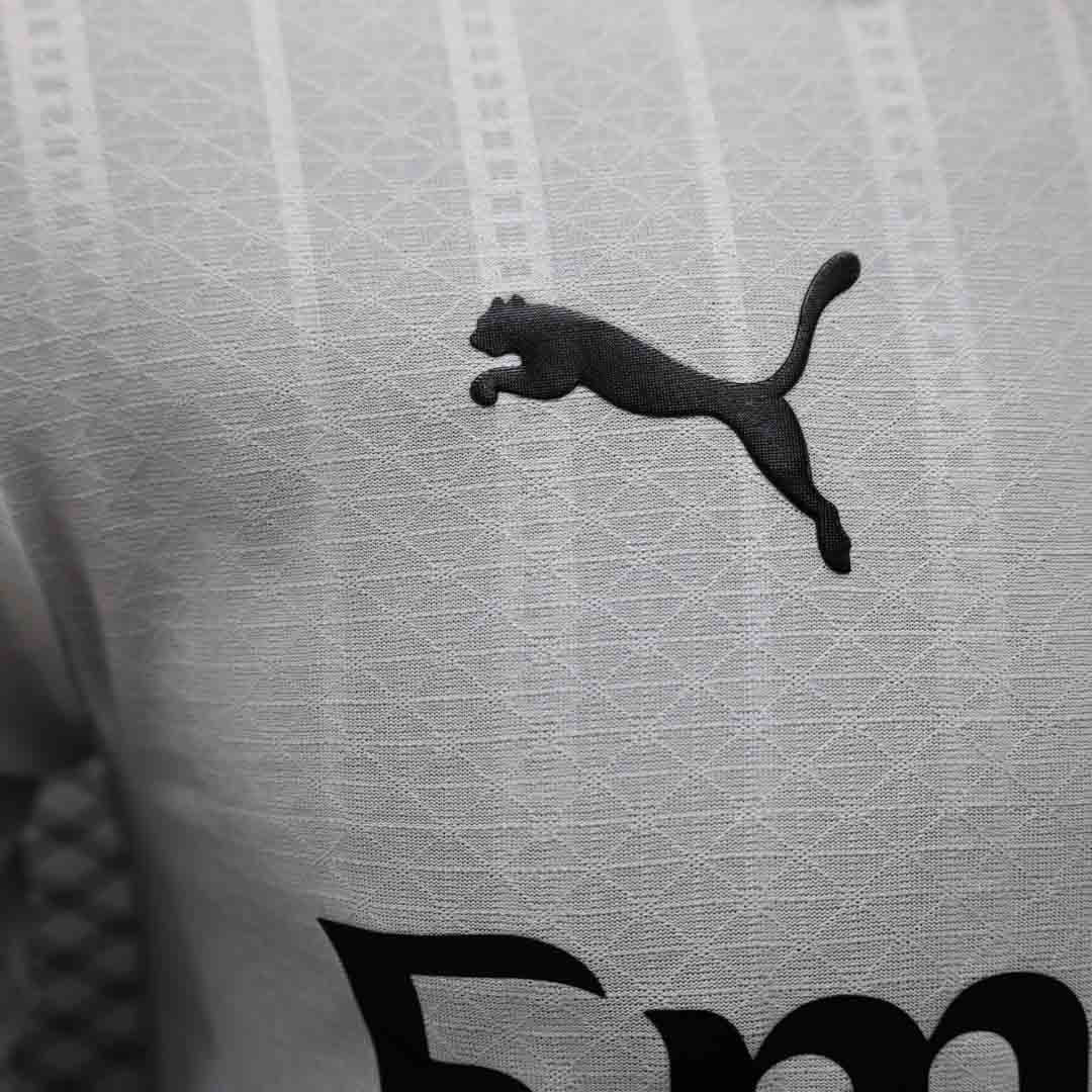 Camisola Ac Milan 2024-25 Alternativa Branca Versão Jogador