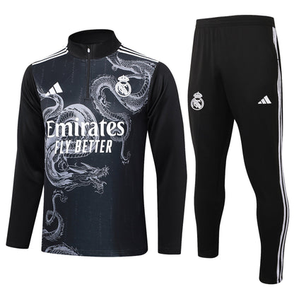 Fato de Treino Real Madrid CF 2024-25 - Camisola com Fecho