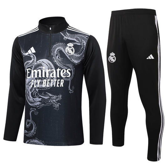 Fato de Treino Real Madrid CF 2024-25 - Camisola com Fecho