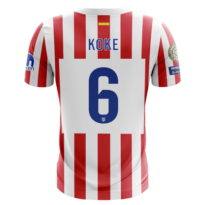 Camisola Atletico Madrid 2025-26 Principal CWC Versão Adepto KOKE #6