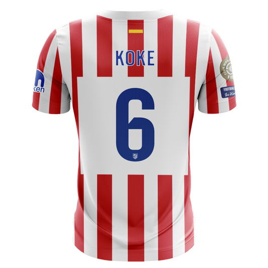 Camisola Atletico Madrid 2025-26 Principal CWC Versão Adepto KOKE #6