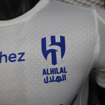 Camisola Al-Hilal SFC 2025-26 Alternativa Branca Versão Jogador