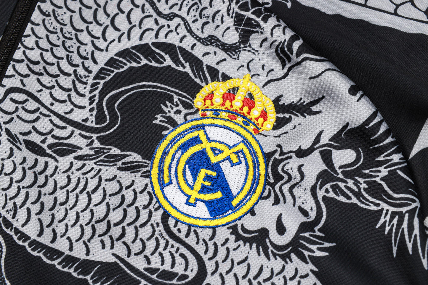 Fato de Treino Real Madrid CF 2024-25 - Camisola com Fecho