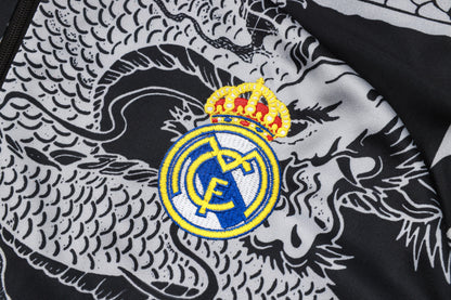 Fato de Treino Real Madrid CF 2024-25 - Camisola com Fecho