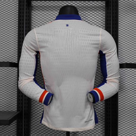 Camisola Manga Comprida CHE 2024-25 Alternativa Branca Versão Jogador