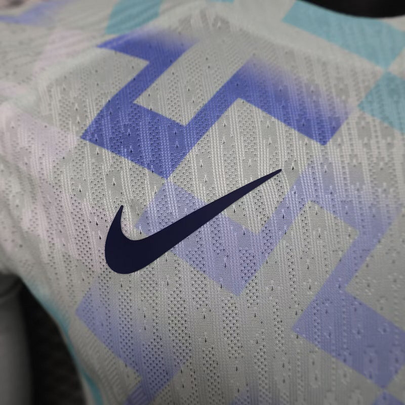 Camisola Manga Comprida Inter Milão 2025-26 Alternativa Branca Versão Jogador