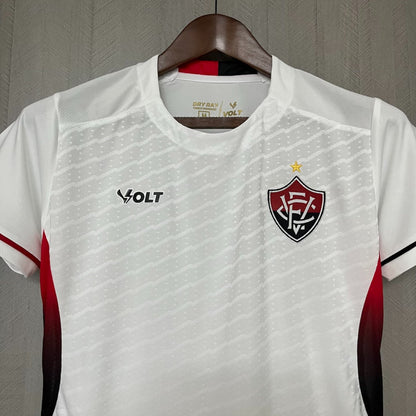 Camisola EC Vitoria 2025-26 Alternativa Branca Lisa Versão Mulher