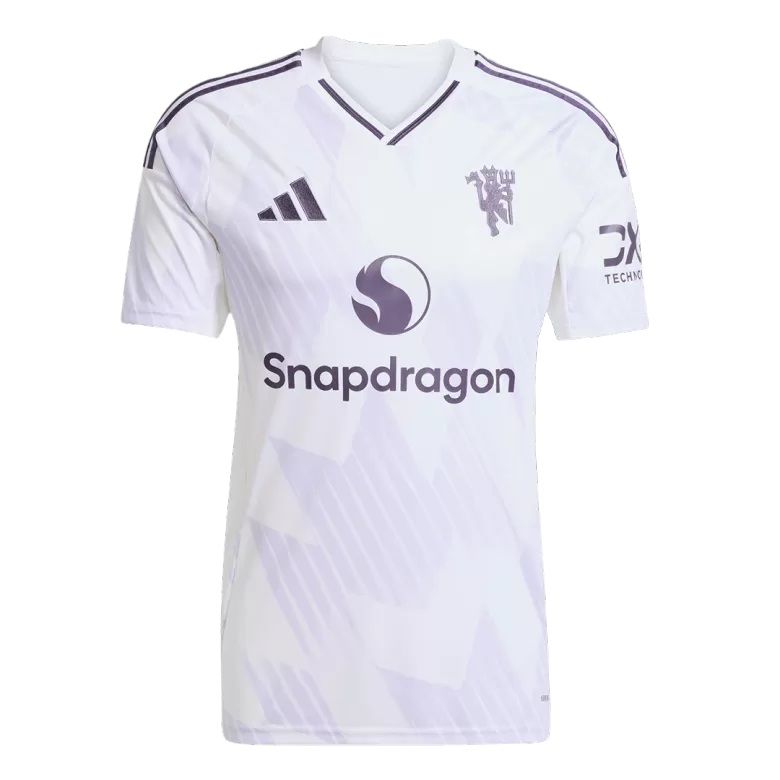 Camisola M-United 2025-26 Alternativa Branca Versão Adepto