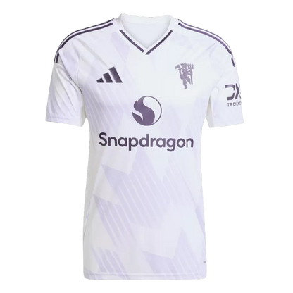 Camisola M-United 2025-26 Alternativa Branca Versão Adepto