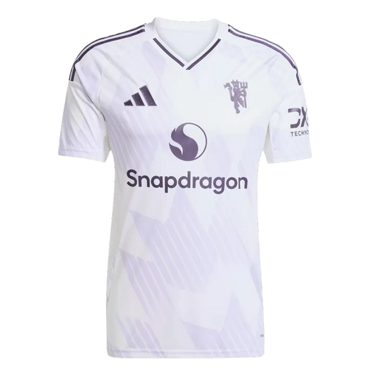 Camisola M-United 2025-26 Alternativa Branca Versão Adepto B.FERNANDES #8
