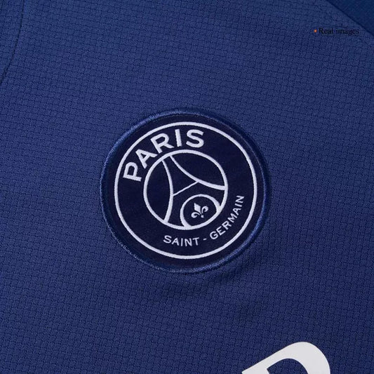 Camisola FC Paris Saint-Germain 2024-25 Alternativa Azul UCL Versão Adepto KVARATSKHELIA #7