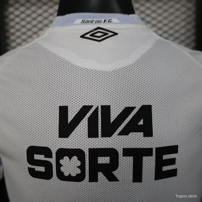 Camisola Santos FC 2025-26 Principal Versão Jogador Todos Patrocinadores