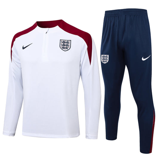 Fato de Treino Inglaterra 2025 - Camisola com Fecho