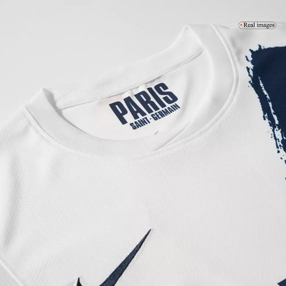 Camisola FC Paris Saint-Germain 2024-25 Alternativa Branca Versão Adepto O.DEMBÉLÉ #1