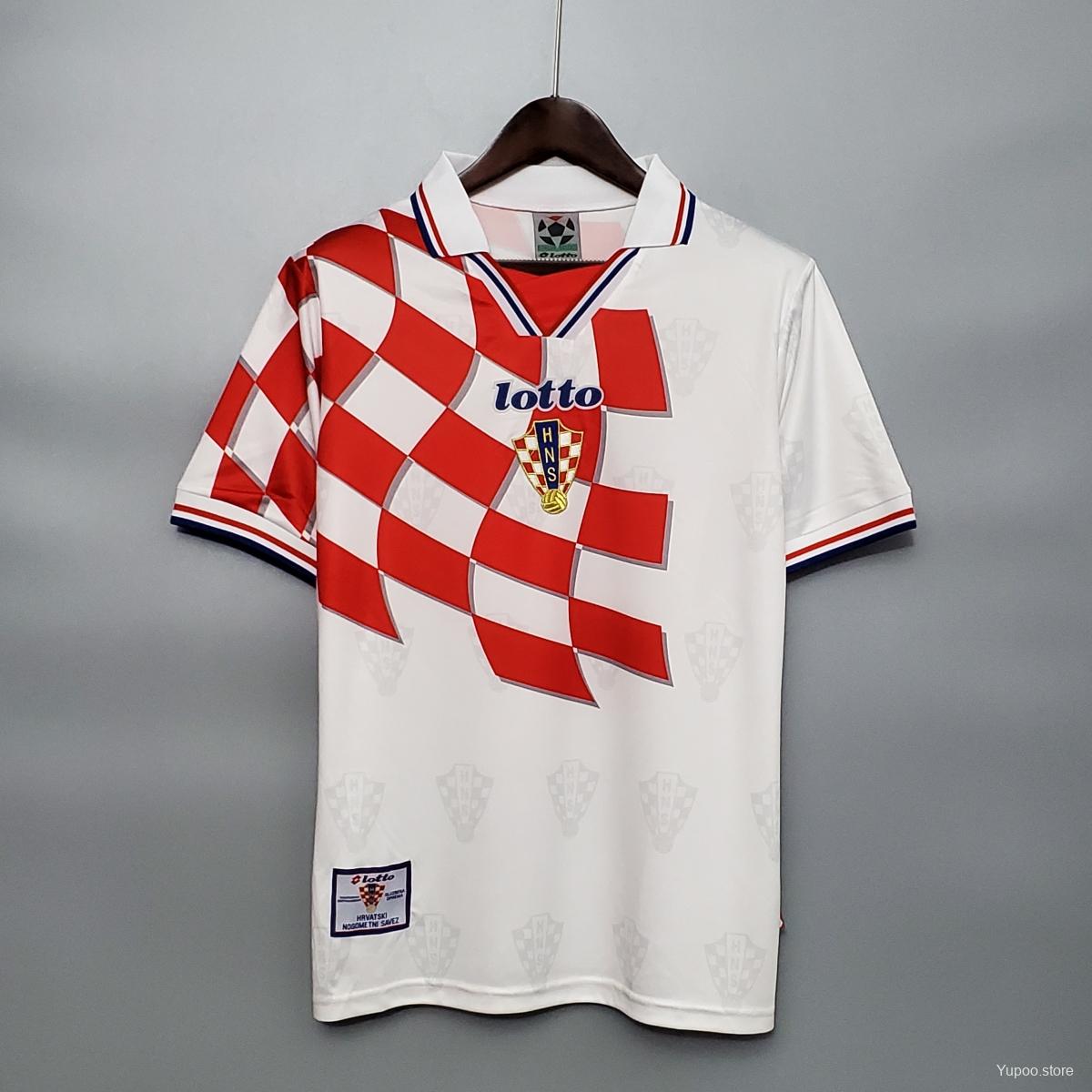 Camisola Croácia 1998 Principal