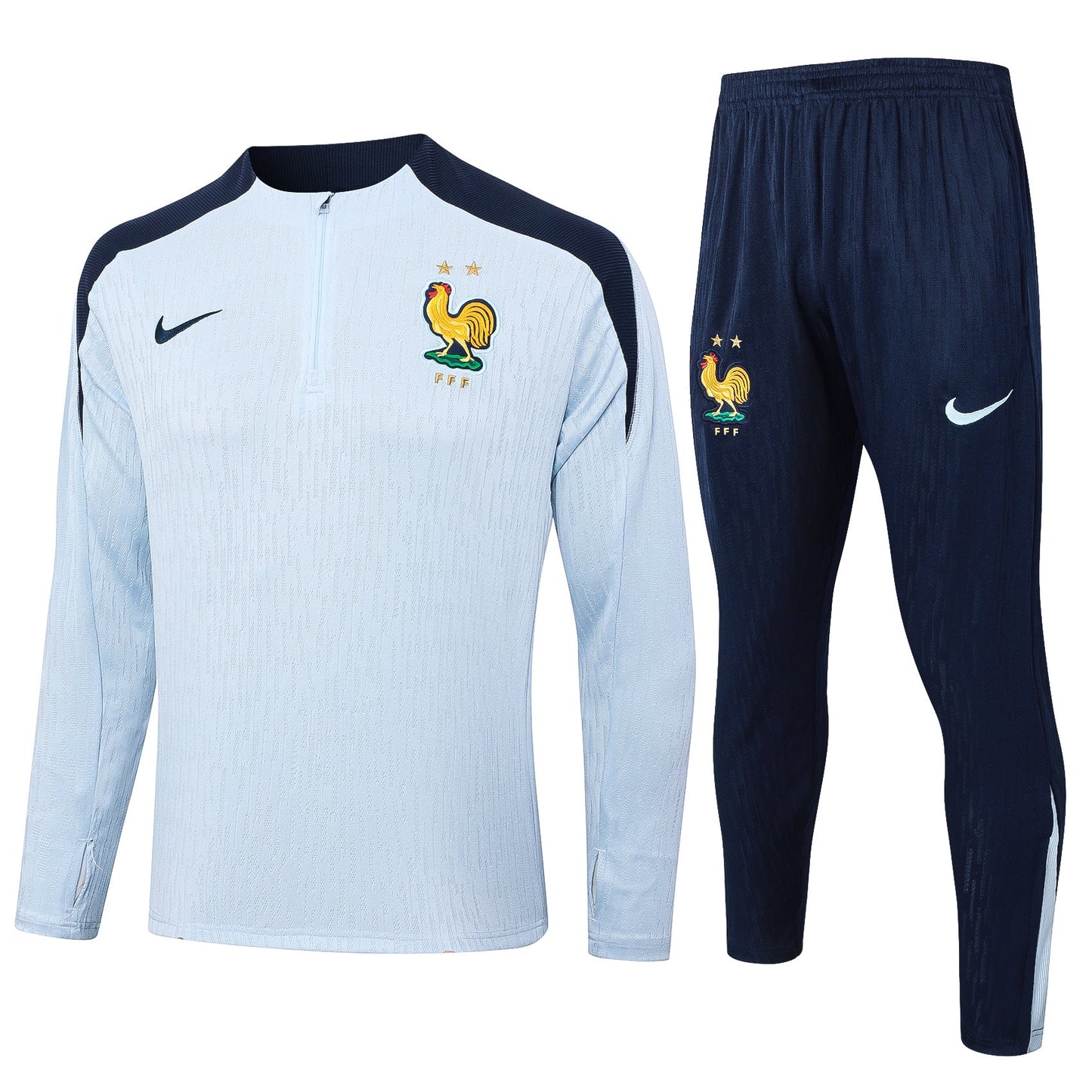 Fato de Treino França 2024 - Camisola com Fecho