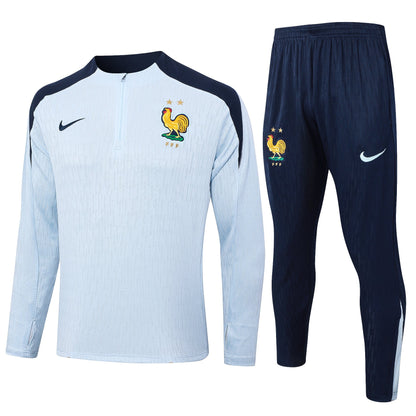 Fato de Treino França 2024 - Camisola com Fecho