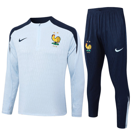 Fato de Treino França 2024 - Camisola com Fecho