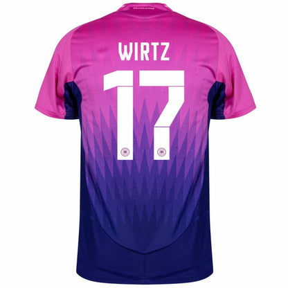Camisola Alemanha 2024 Alternativa Rosa Versão Adepto WIRTZ #17