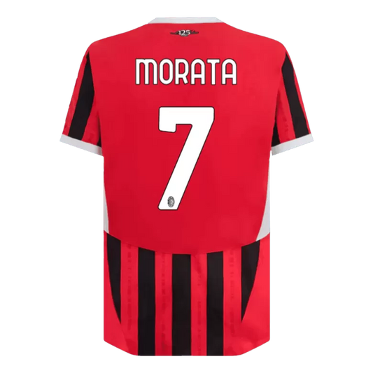 Camisola Ac Milan 2024-25 Principal Versão Adepto MORATA #7