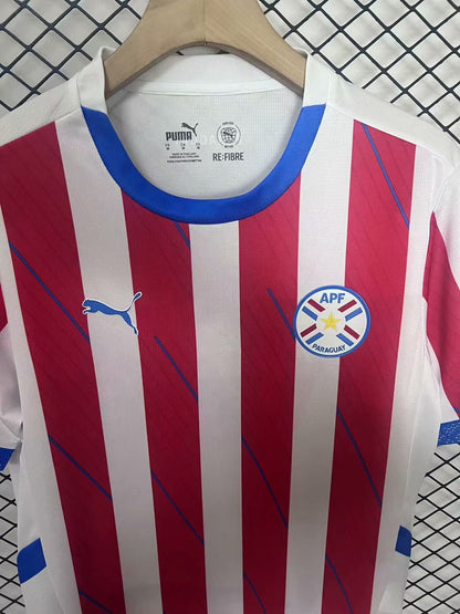 Camisola Paraguai 2025 Principal Versão Adepto