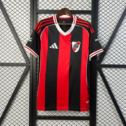 Camisola CA River Plate 2025-26 Alternativa Preta Versão Adepto