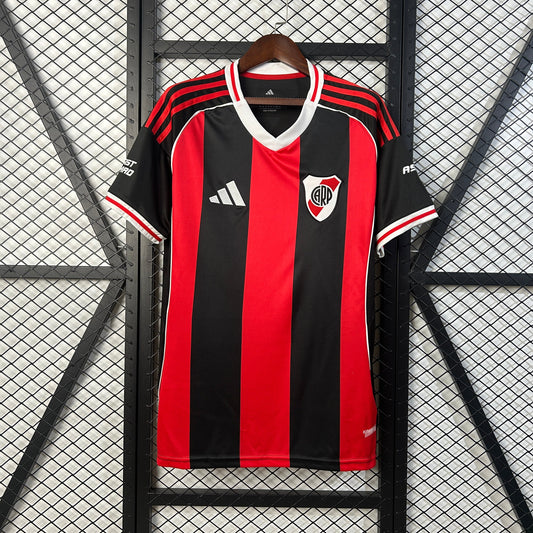 Camisola CA River Plate 2025-26 Alternativa Preta Versão Adepto
