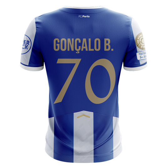Camisola FCP 2025-26 Principal CWC Versão Adepto GONÇALO B. #70